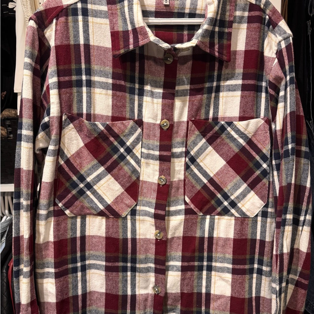 Lucky Brand Plaid Button-Up Shirt
